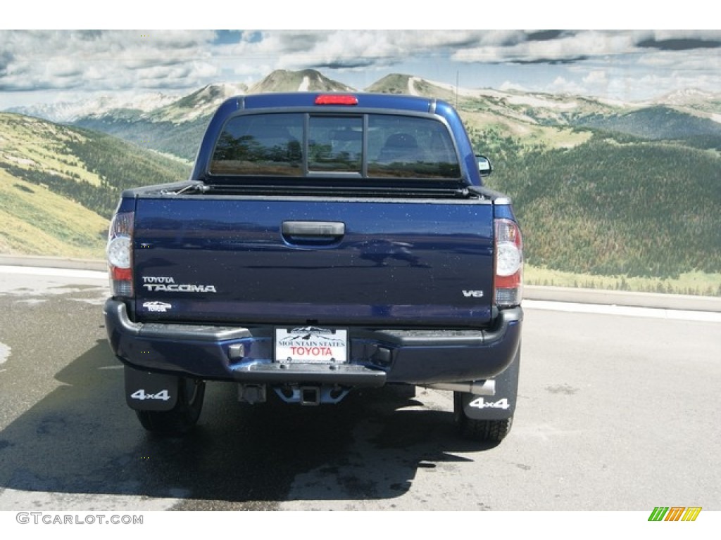 2013 Tacoma V6 TRD Sport Double Cab 4x4 - Nautical Blue Metallic / Graphite photo #4