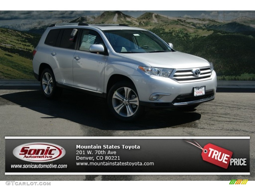 2013 Highlander Limited 4WD - Classic Silver Metallic / Ash photo #1