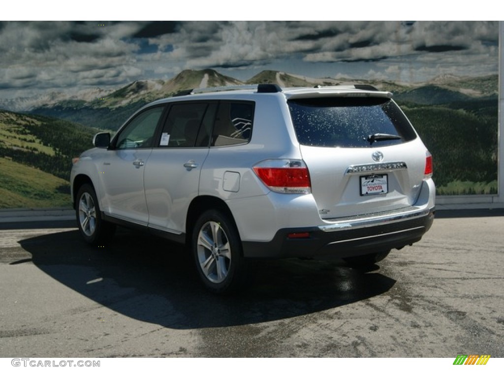 2013 Highlander Limited 4WD - Classic Silver Metallic / Ash photo #2