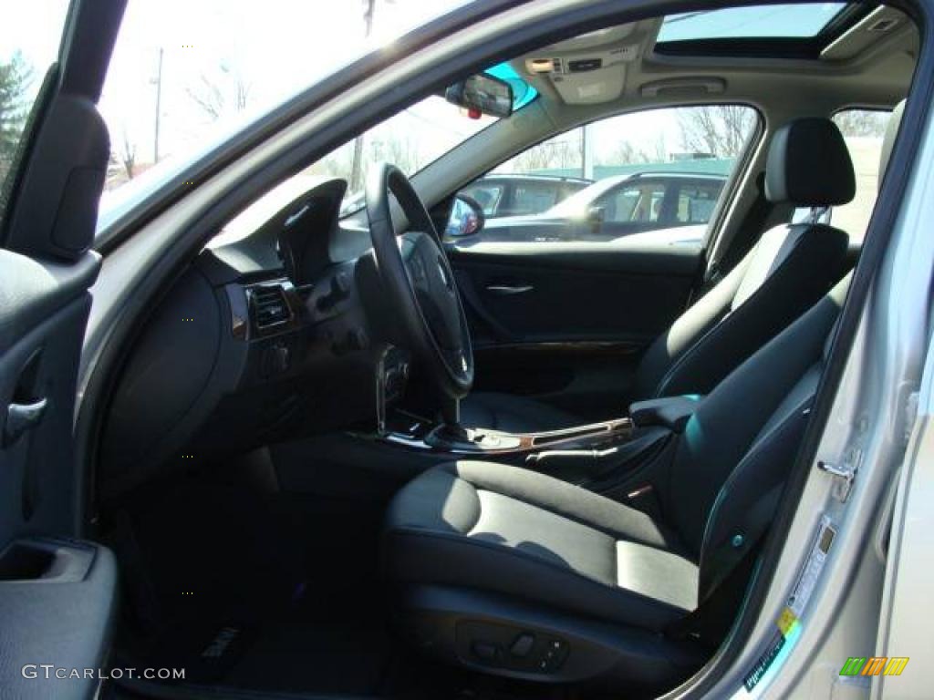 2007 3 Series 328i Sedan - Titanium Silver Metallic / Black photo #10