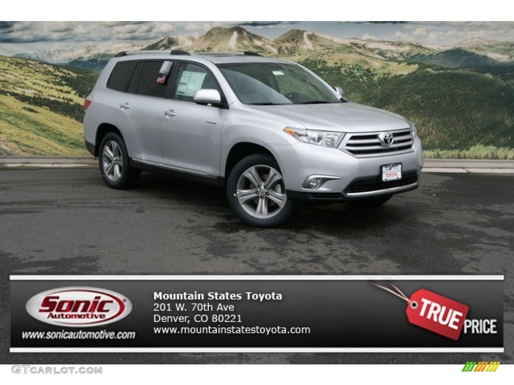 2013 Highlander Limited 4WD - Classic Silver Metallic / Ash photo #1