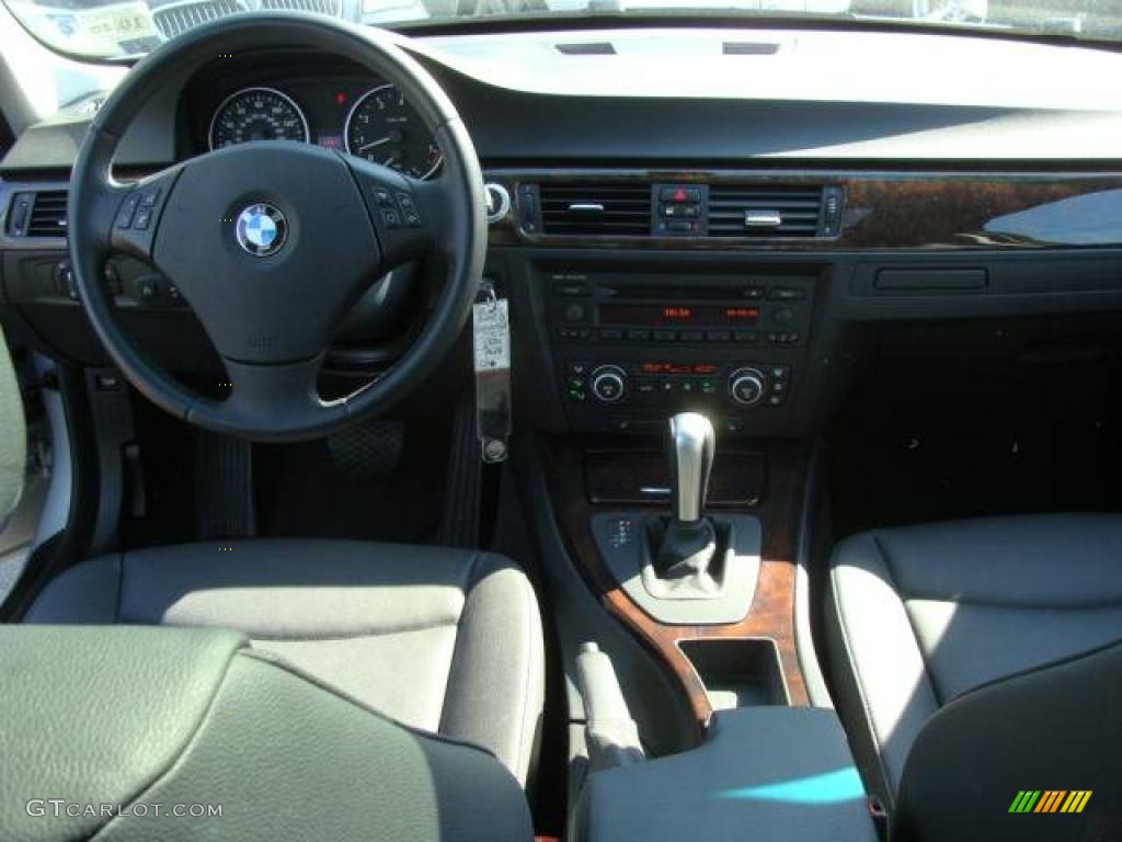 2007 3 Series 328i Sedan - Titanium Silver Metallic / Black photo #12