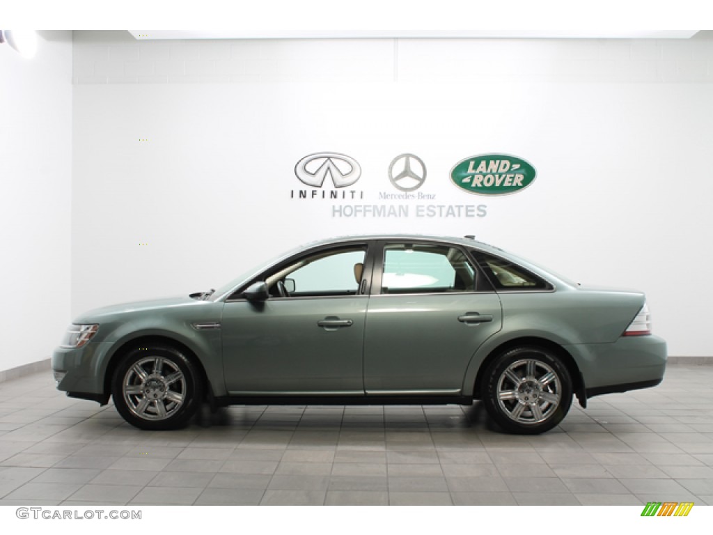 2008 Taurus SEL - Titanium Green Metallic / Medium Light Stone photo #2