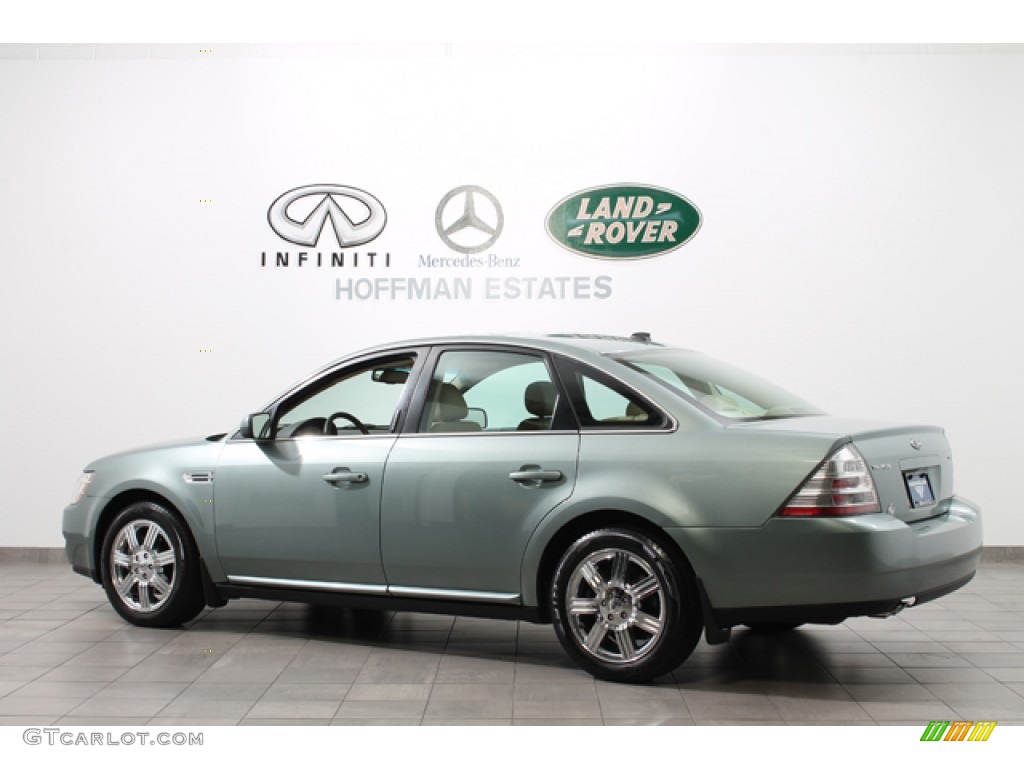 2008 Taurus SEL - Titanium Green Metallic / Medium Light Stone photo #5