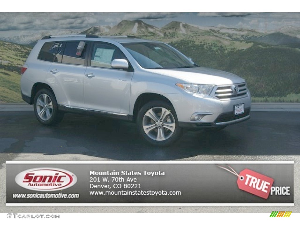 2013 Highlander Limited 4WD - Classic Silver Metallic / Ash photo #1