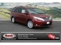 2013 Salsa Red Pearl Toyota Sienna Limited AWD  photo #1