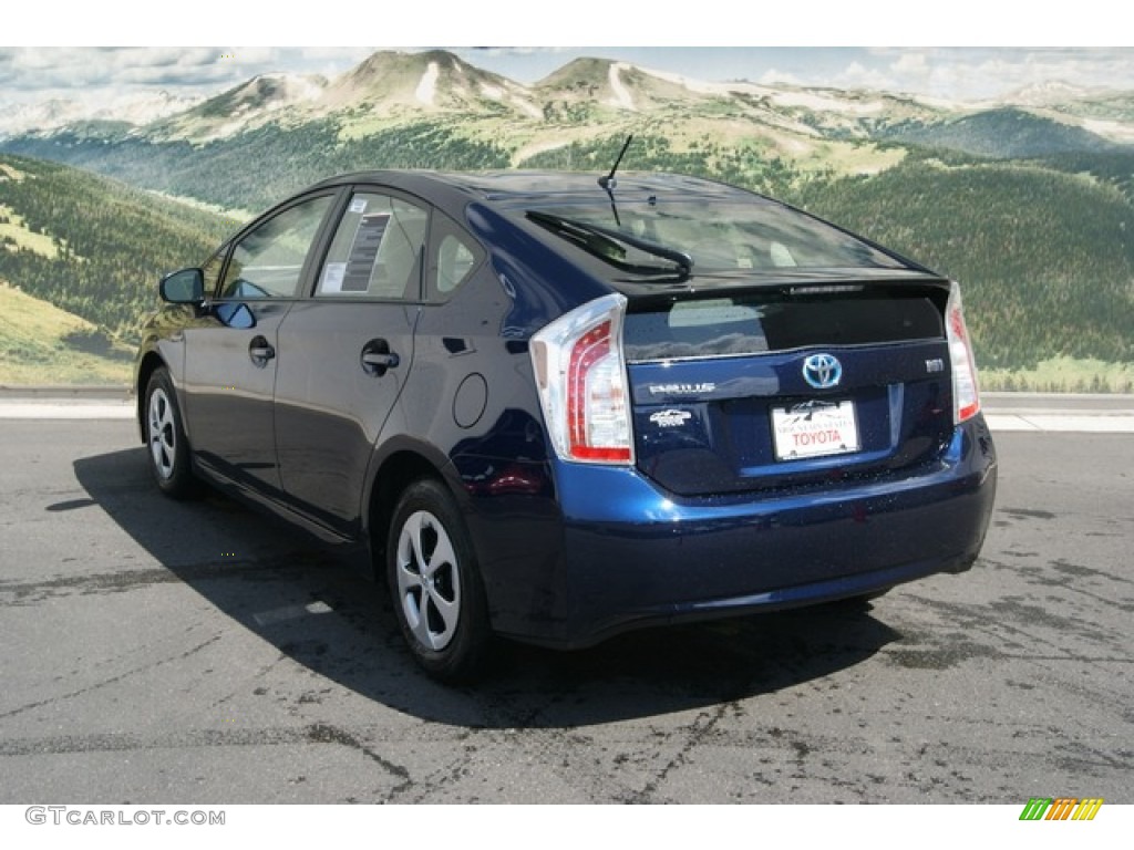 2012 Prius 3rd Gen Two Hybrid - Nautical Blue Metallic / Misty Gray photo #2