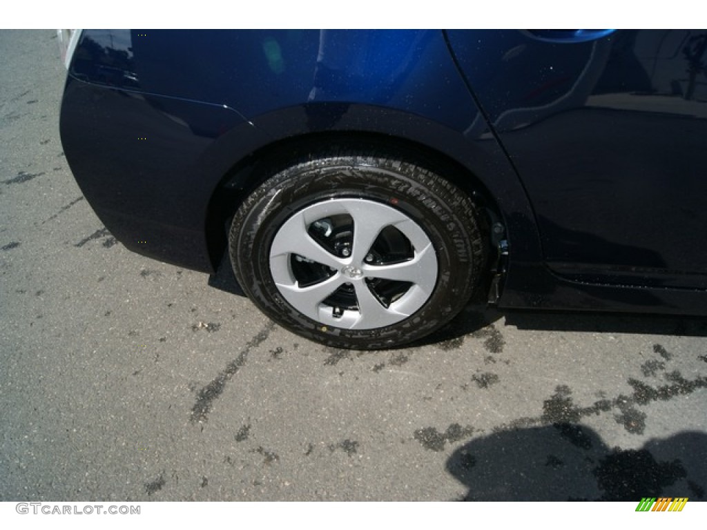 2012 Prius 3rd Gen Two Hybrid - Nautical Blue Metallic / Misty Gray photo #9