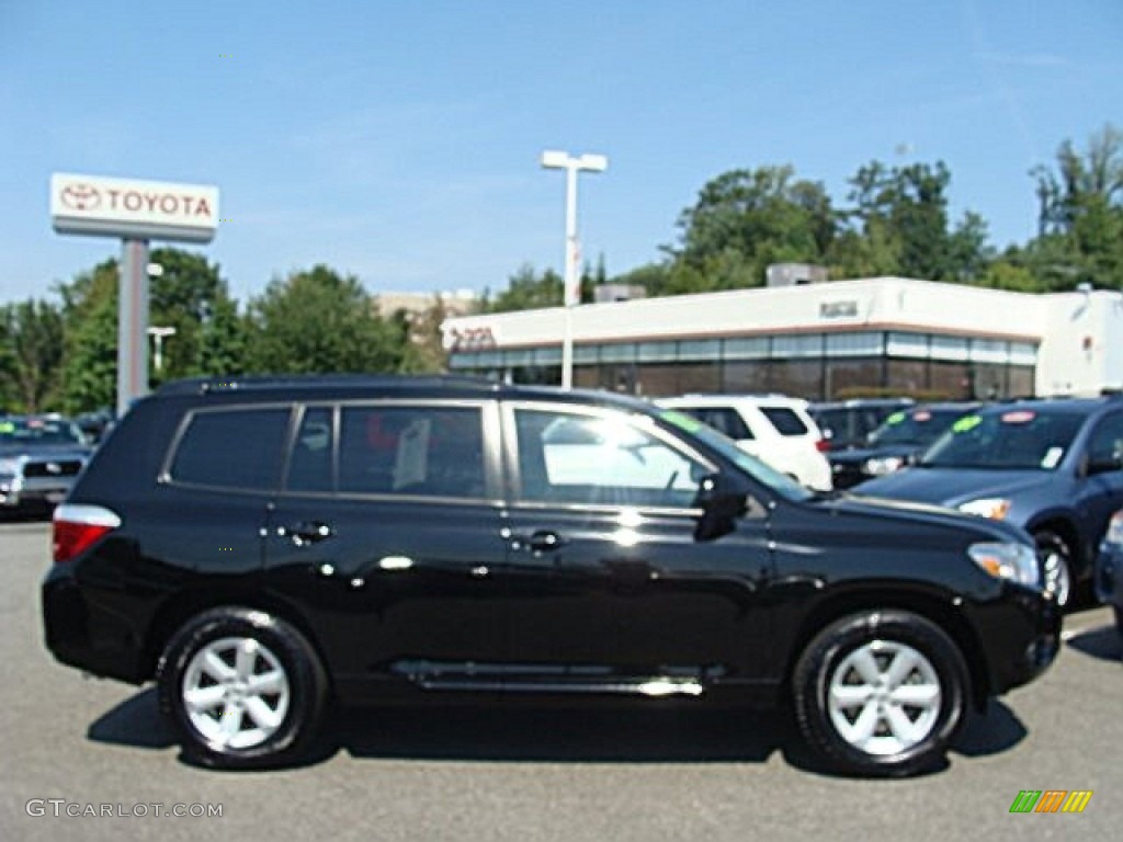 2010 Highlander V6 4WD - Black / Ash photo #1