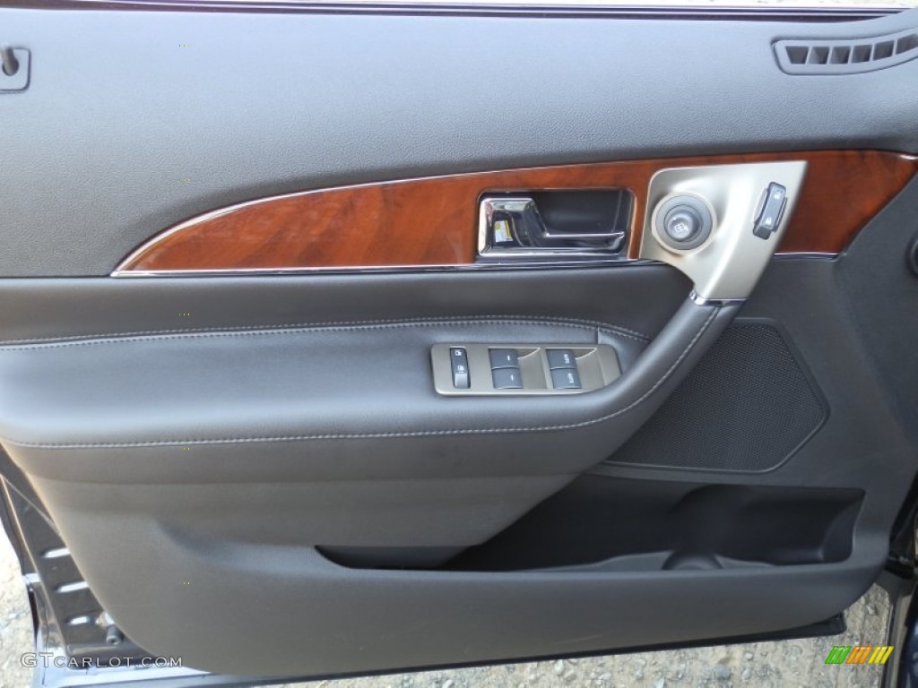 2013 Lincoln MKX AWD Charcoal Black Door Panel Photo #70874584