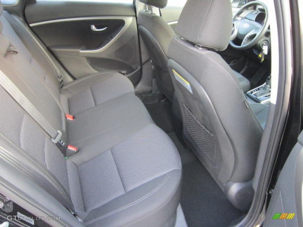 2013 Elantra GT - Black Noir Pearl / Black photo #12