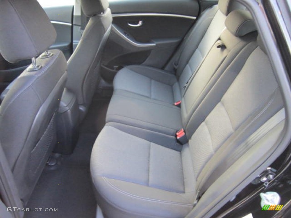 2013 Elantra GT - Black Noir Pearl / Black photo #14