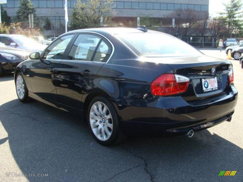 2007 3 Series 335i Sedan - Monaco Blue Metallic / Beige photo #6