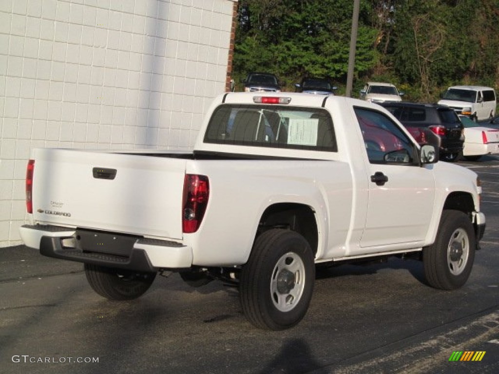Summit White 2012 Chevrolet Colorado Work Truck Regular Cab 4x4 Exterior Photo #70876750