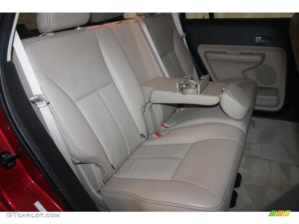 2008 Edge Limited AWD - Redfire Metallic / Camel photo #15