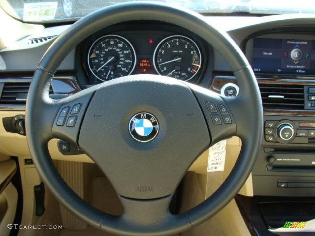2007 3 Series 335i Sedan - Monaco Blue Metallic / Beige photo #13