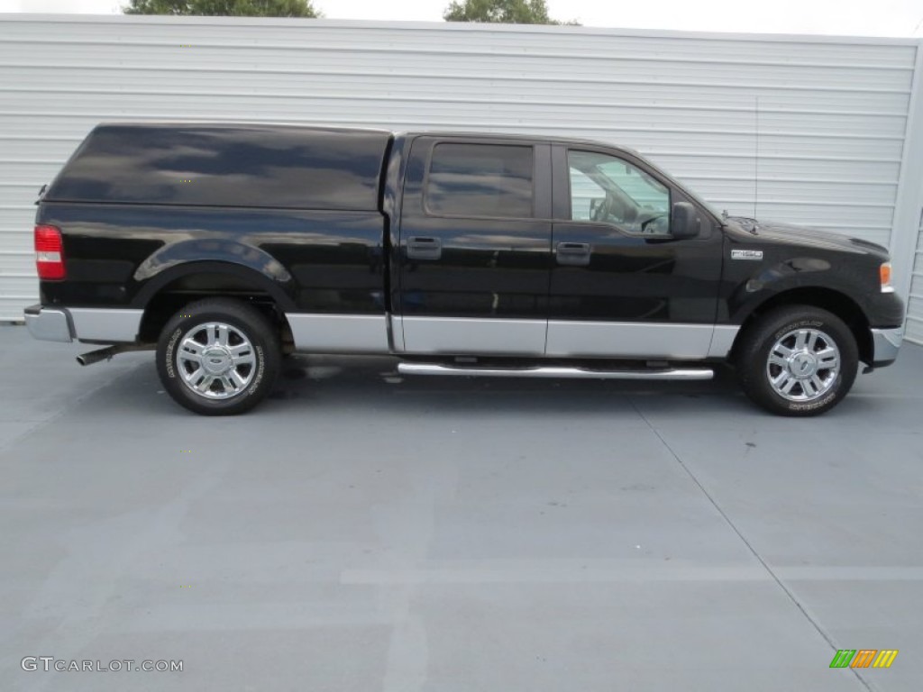 2007 F150 XLT SuperCrew - Black / Medium Flint photo #2