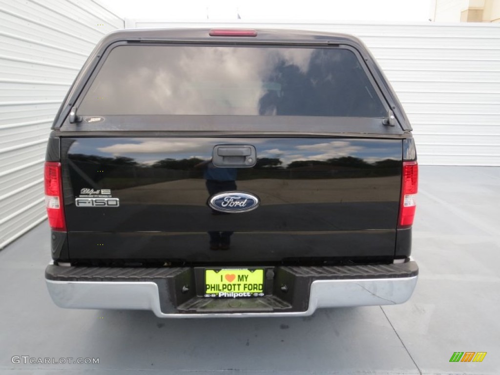 2007 F150 XLT SuperCrew - Black / Medium Flint photo #4