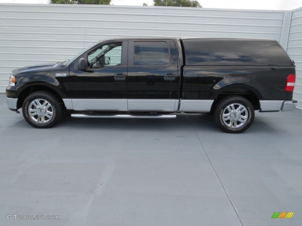 2007 F150 XLT SuperCrew - Black / Medium Flint photo #5