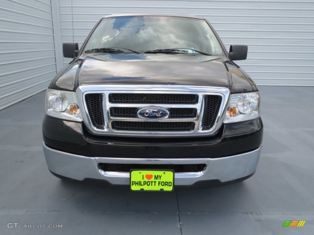 2007 F150 XLT SuperCrew - Black / Medium Flint photo #7