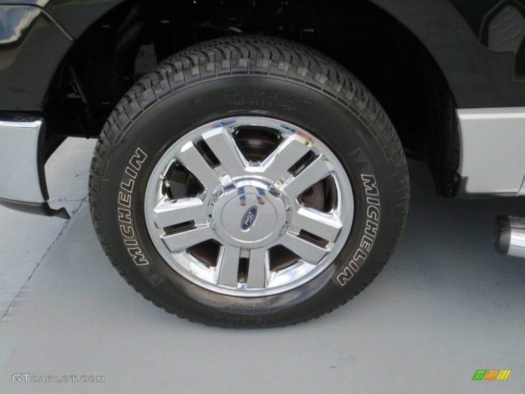 2007 F150 XLT SuperCrew - Black / Medium Flint photo #11