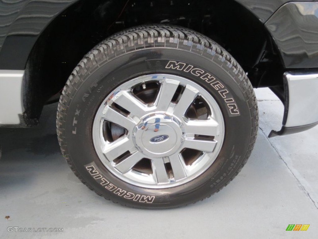 2007 F150 XLT SuperCrew - Black / Medium Flint photo #14