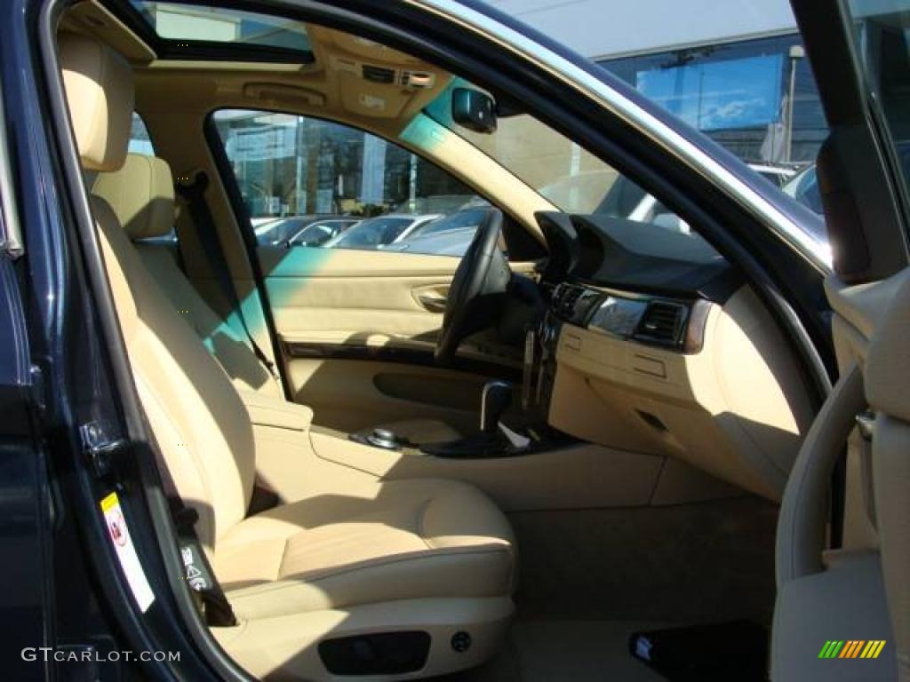 2007 3 Series 335i Sedan - Monaco Blue Metallic / Beige photo #22
