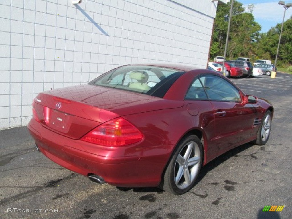 2005 SL 500 Roadster - Firemist Red Metallic / Stone photo #12