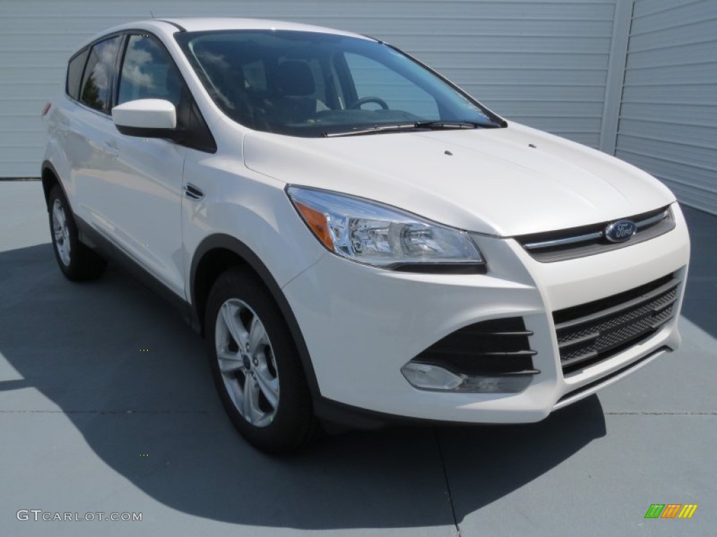 White Platinum Metallic Tri-Coat Ford Escape