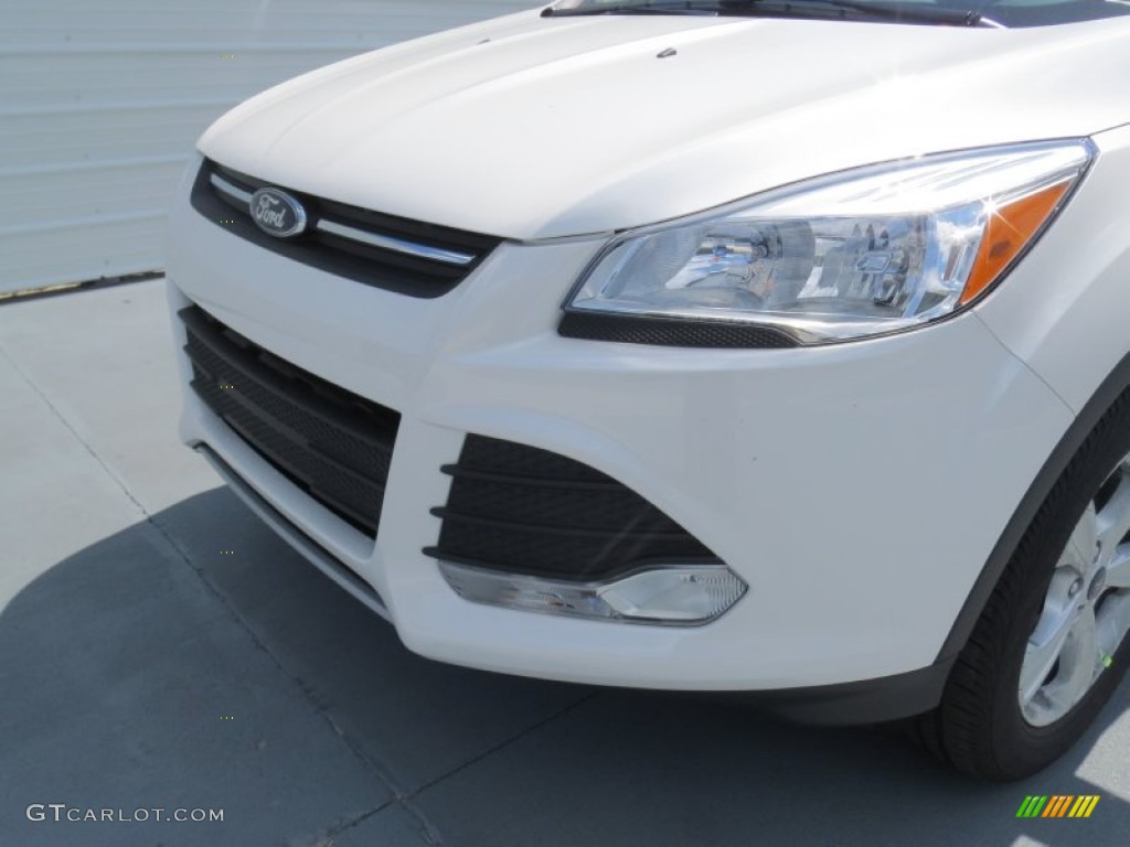 2013 Escape SE 1.6L EcoBoost - White Platinum Metallic Tri-Coat / Charcoal Black photo #9