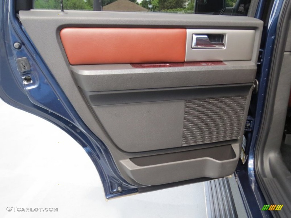 2013 Expedition King Ranch - Blue Jeans / King Ranch Charcoal Black/Chaparral Leather photo #23