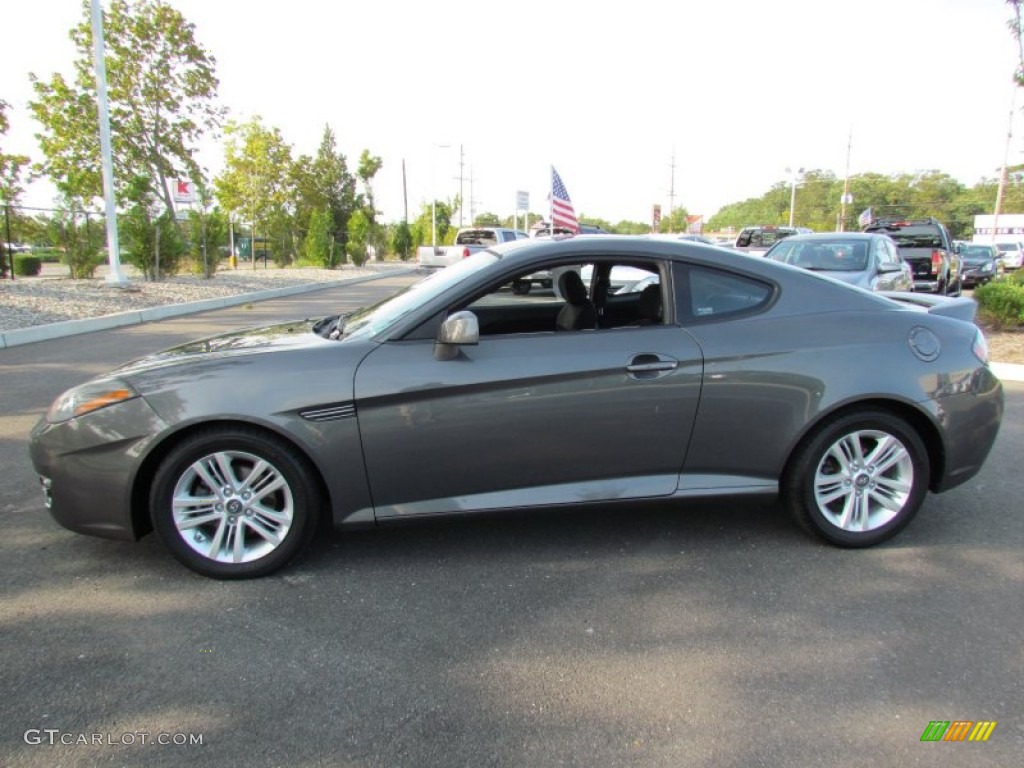 2007 Tiburon GS - Carbon Gray / Black photo #4