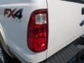 2012 White Platinum Metallic Tri-Coat Ford F250 Super Duty Lariat Crew Cab 4x4  photo #14