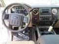 2012 White Platinum Metallic Tri-Coat Ford F250 Super Duty Lariat Crew Cab 4x4  photo #26