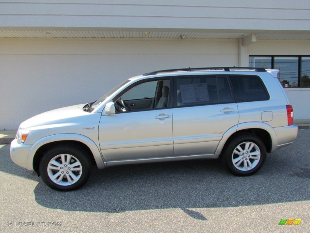 2006 Highlander Hybrid Limited 4WD - Millenium Silver Metallic / Ash Gray photo #4