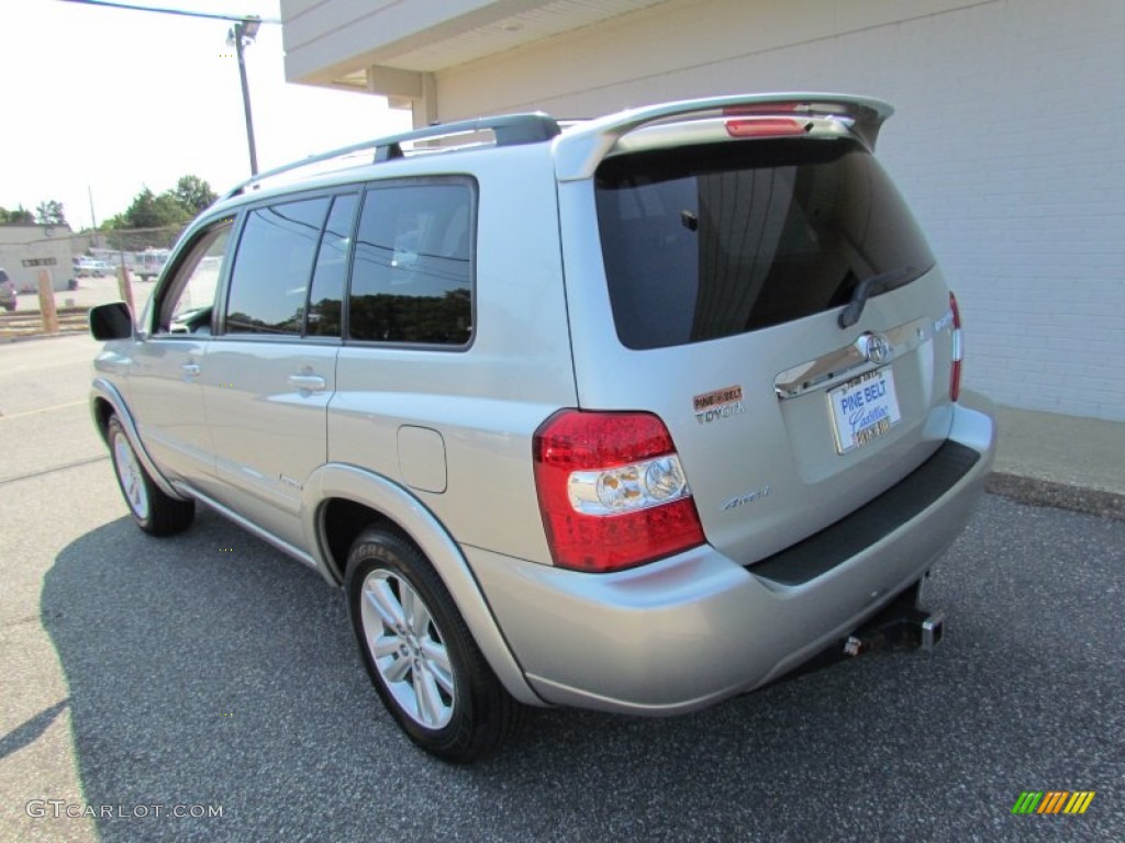 2006 Highlander Hybrid Limited 4WD - Millenium Silver Metallic / Ash Gray photo #5