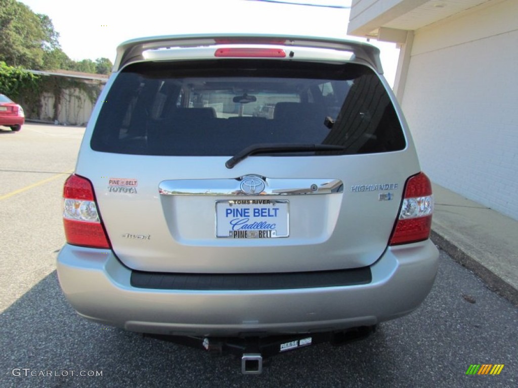 2006 Highlander Hybrid Limited 4WD - Millenium Silver Metallic / Ash Gray photo #6
