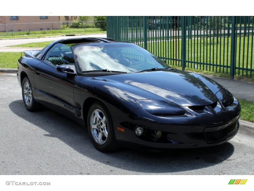 2002 Firebird Coupe - Navy Blue Metallic / Ebony Black photo #2