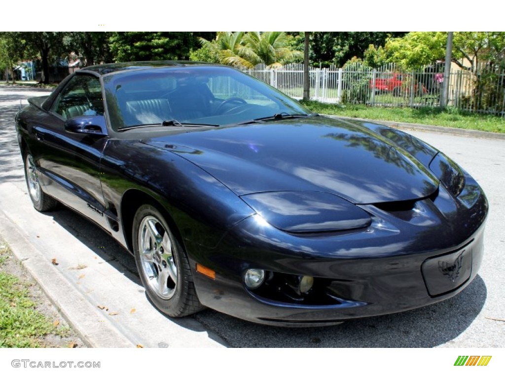 Navy Blue Metallic 2002 Pontiac Firebird Coupe Exterior Photo #70883437