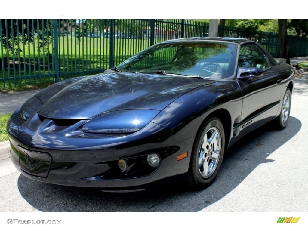 2002 Firebird Coupe - Navy Blue Metallic / Ebony Black photo #14