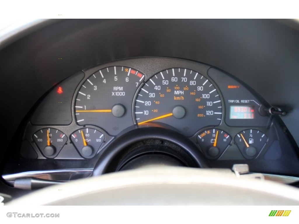 2002 Pontiac Firebird Coupe Gauges Photo #70883662