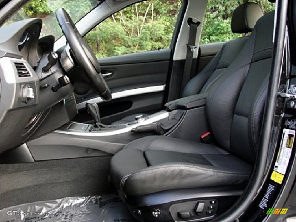 Black Interior 2009 BMW 3 Series 335i Sedan Photo #70883836