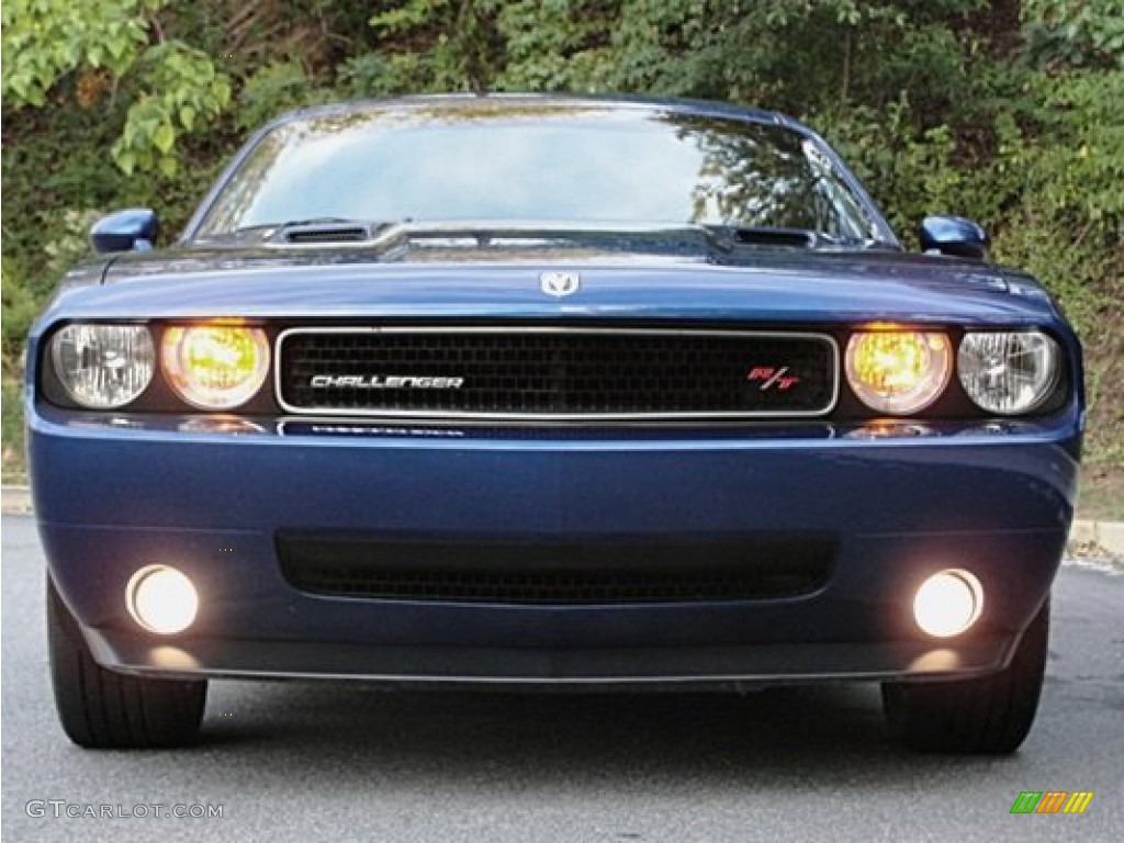 2010 Challenger R/T Classic - Deep Water Blue Pearl / Dark Slate Gray photo #5