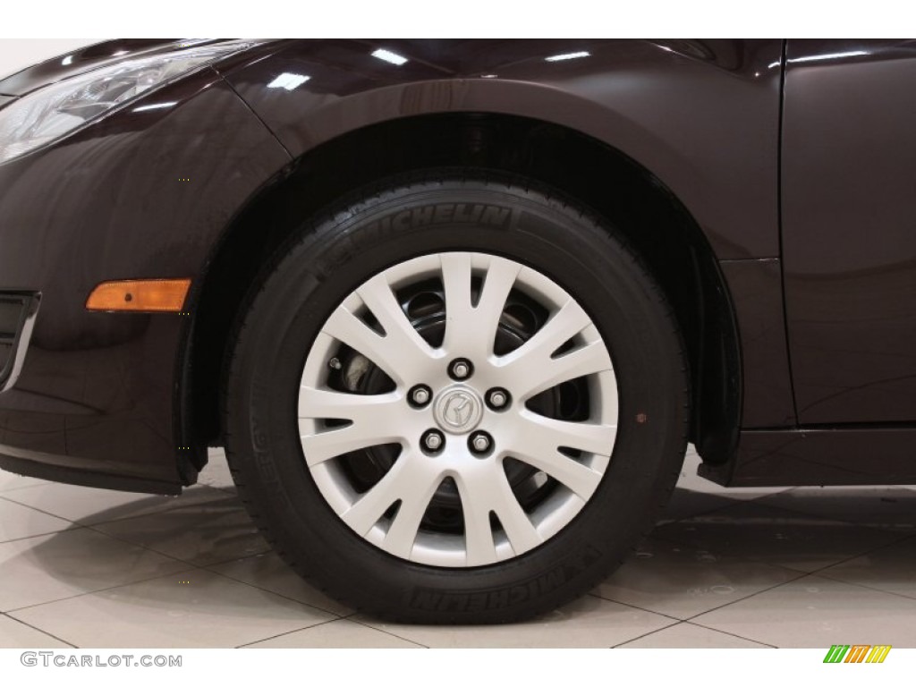 2010 MAZDA6 i Sport Sedan - Black Cherry Metallic / Beige photo #17