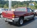 2005 Sport Red Metallic GMC Sierra 1500 SLT Extended Cab 4x4  photo #5