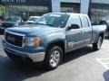 2010 Stealth Gray Metallic GMC Sierra 1500 SLE Extended Cab 4x4  photo #2