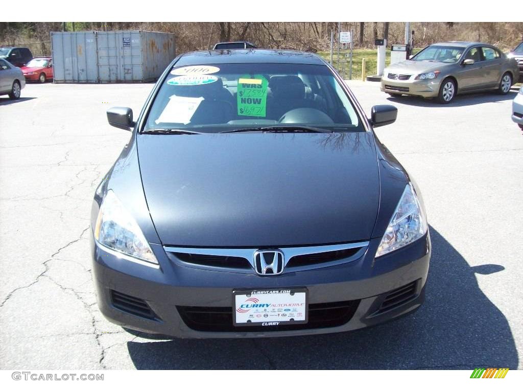 2006 Accord EX-L V6 Sedan - Graphite Pearl / Gray photo #2