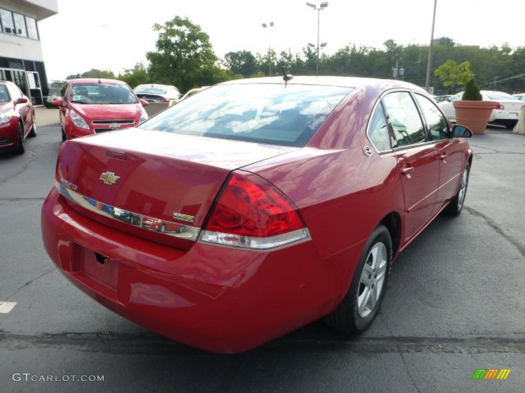 2007 Impala LS - Precision Red / Ebony Black photo #3