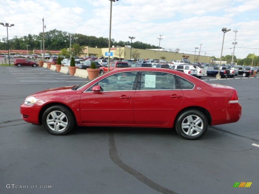 2007 Impala LS - Precision Red / Ebony Black photo #6