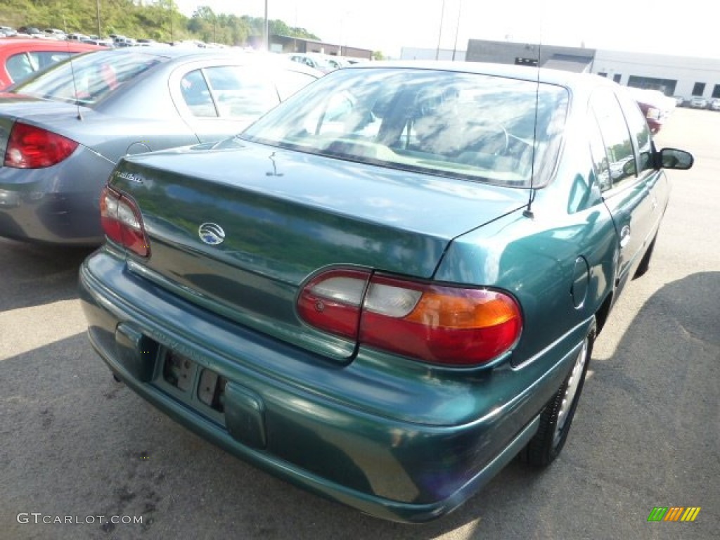 2000 Malibu Sedan - Dark Jade Green Metallic / Gray photo #2
